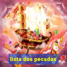 lista dos pecados